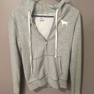 Victoria's Gray Zip-up
